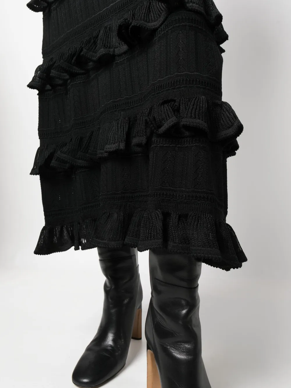 ZIMMERMANN LUMINOITY RUFFLED MIDI SKIRT