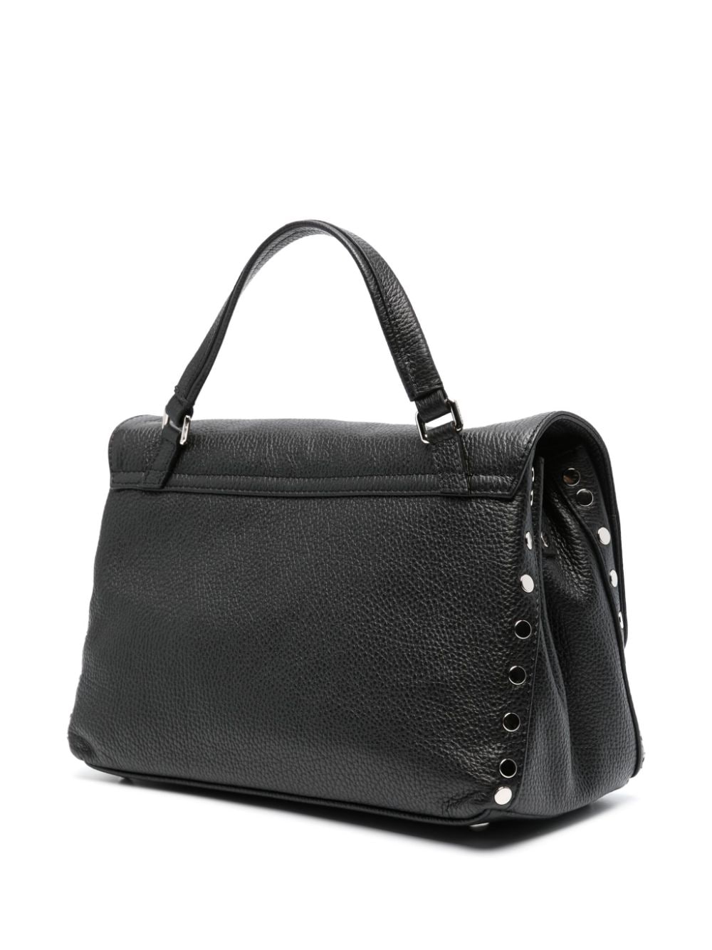 Shop Zanellato Small Postina Leather Tote Bag In Black