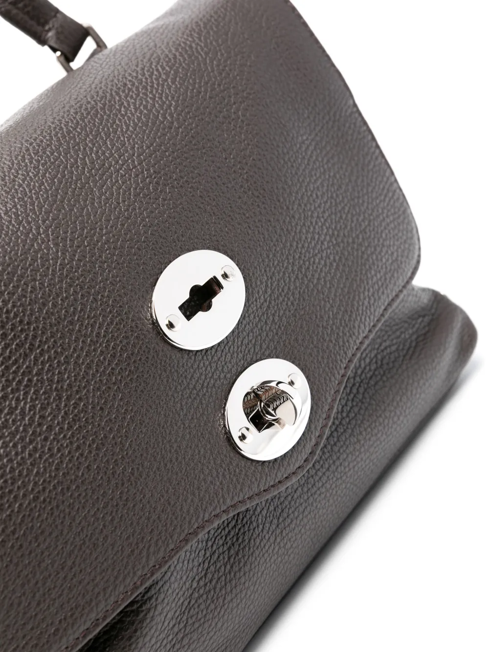 Zanellato Postina leren tas Bruin