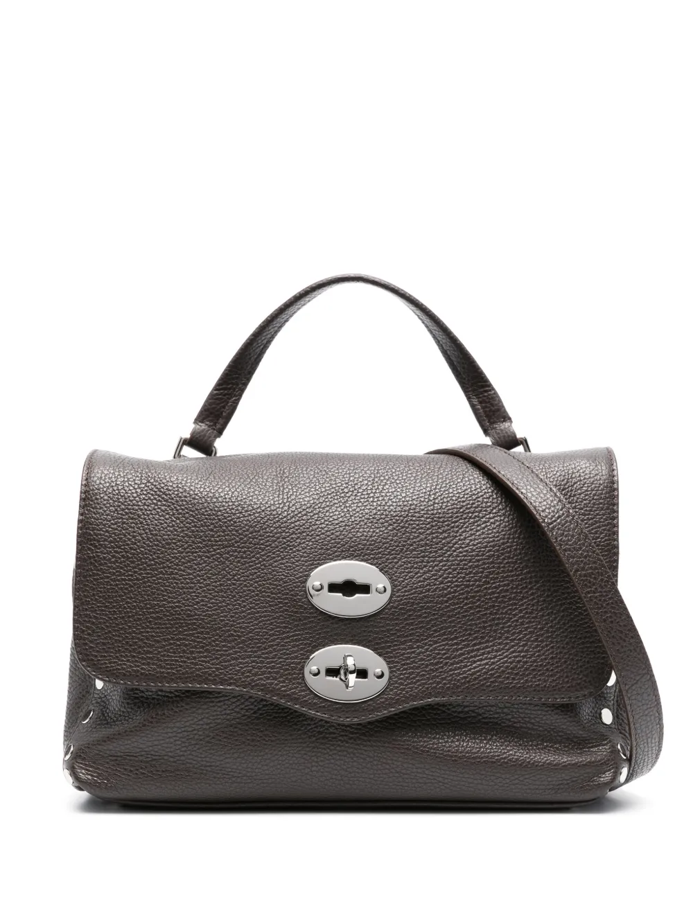 Zanellato medium Postina leather bag - Marrone