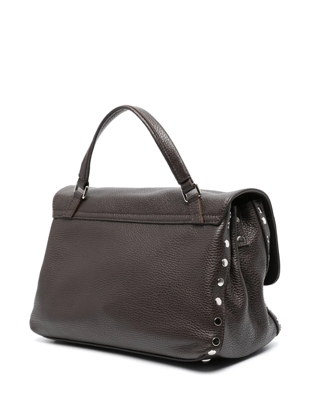 Zanellato Postina leren tas Bruin