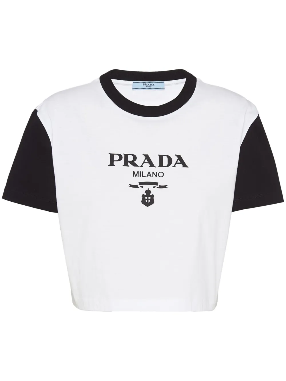 品多く ロゴプリント PRADA ブラック M Tシャツ 半袖Tシャツ - www