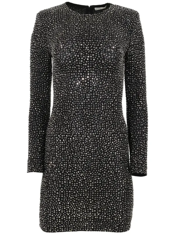 Alice and olivia 2024 inka sequin dress