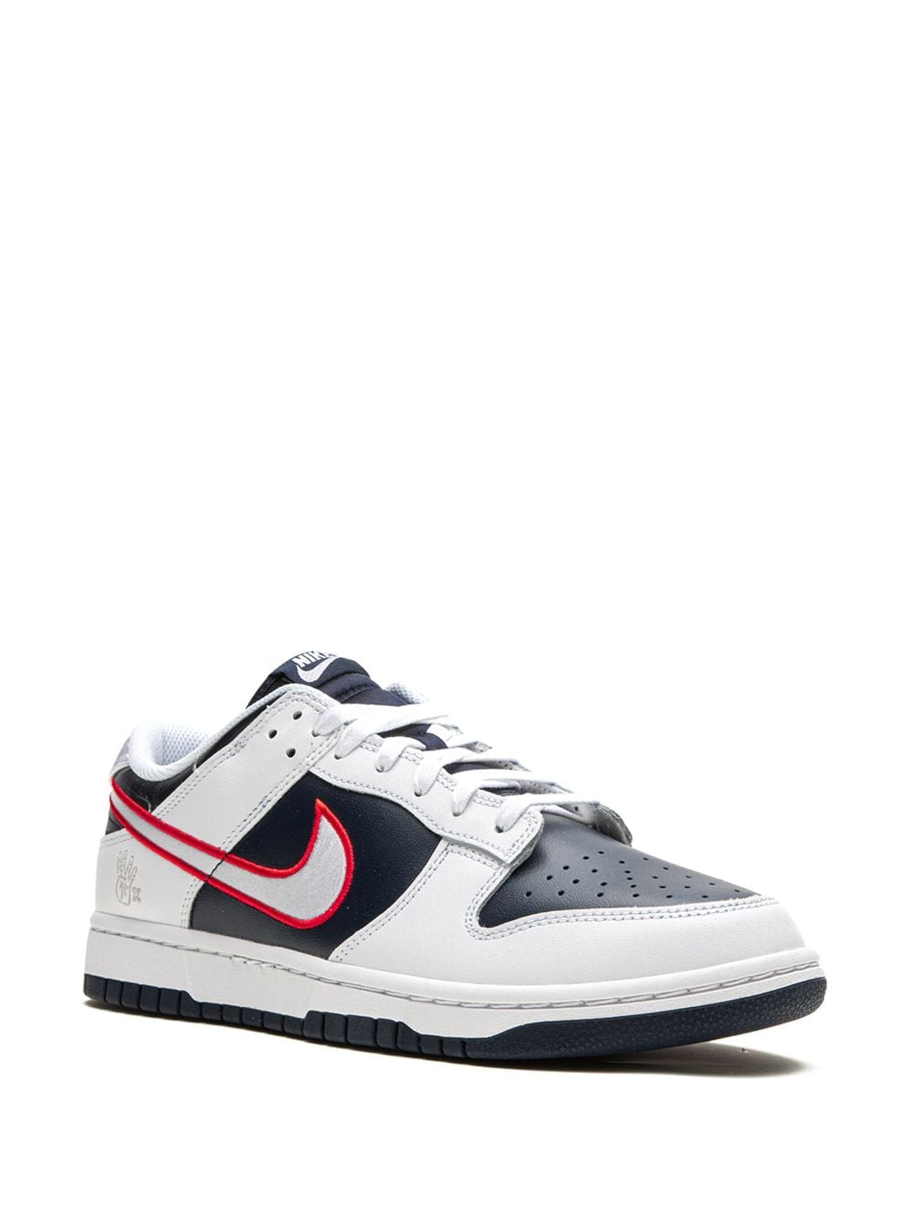 Shop Nike Dunk Low "houston Comets Four-peat" Sneakers In White