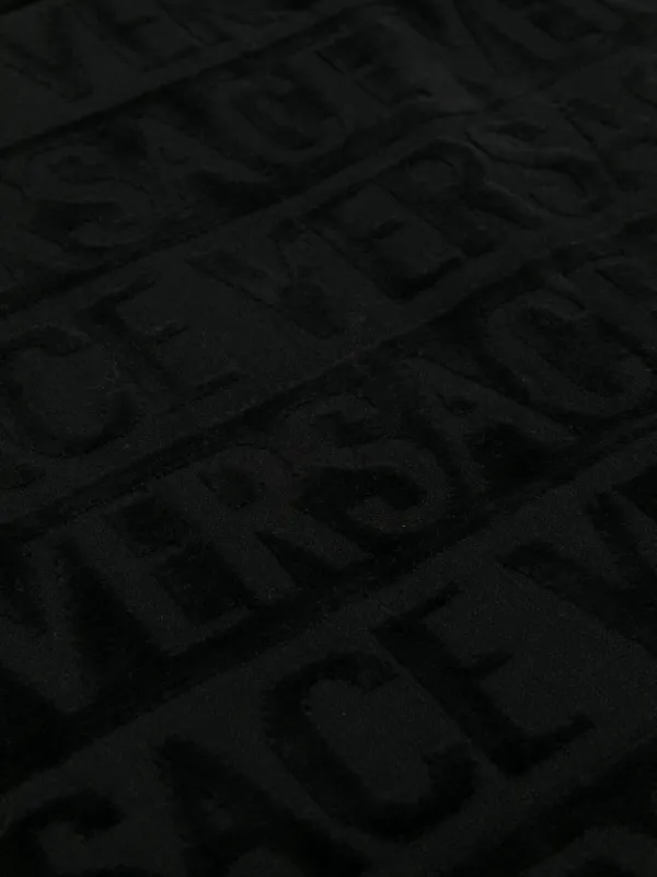 Versace ロゴジャカード バスマット 58cm x 80cm | ブラック | FARFETCH JP