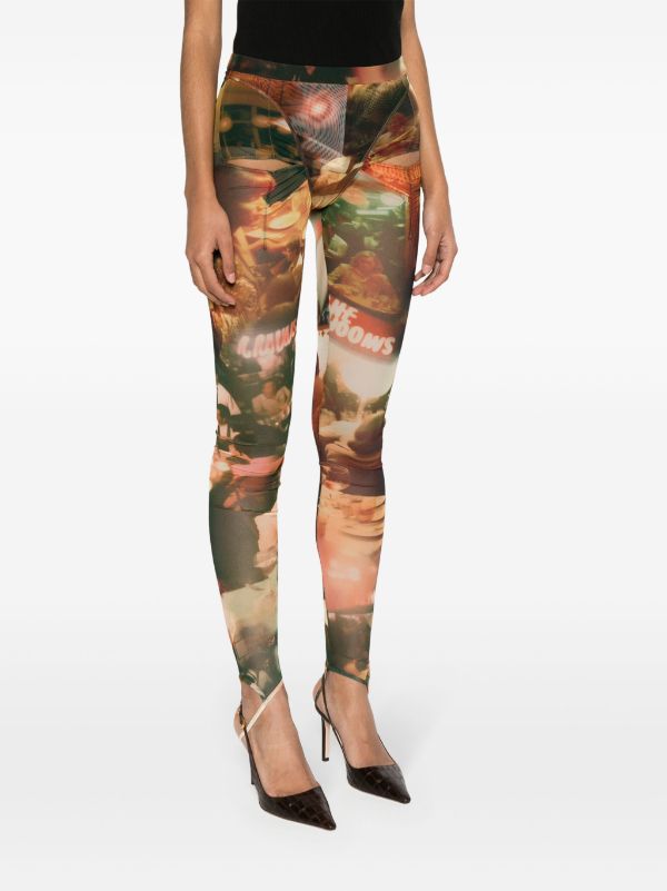 Puppets And Puppets Carly graphic-print Leggings - Farfetch