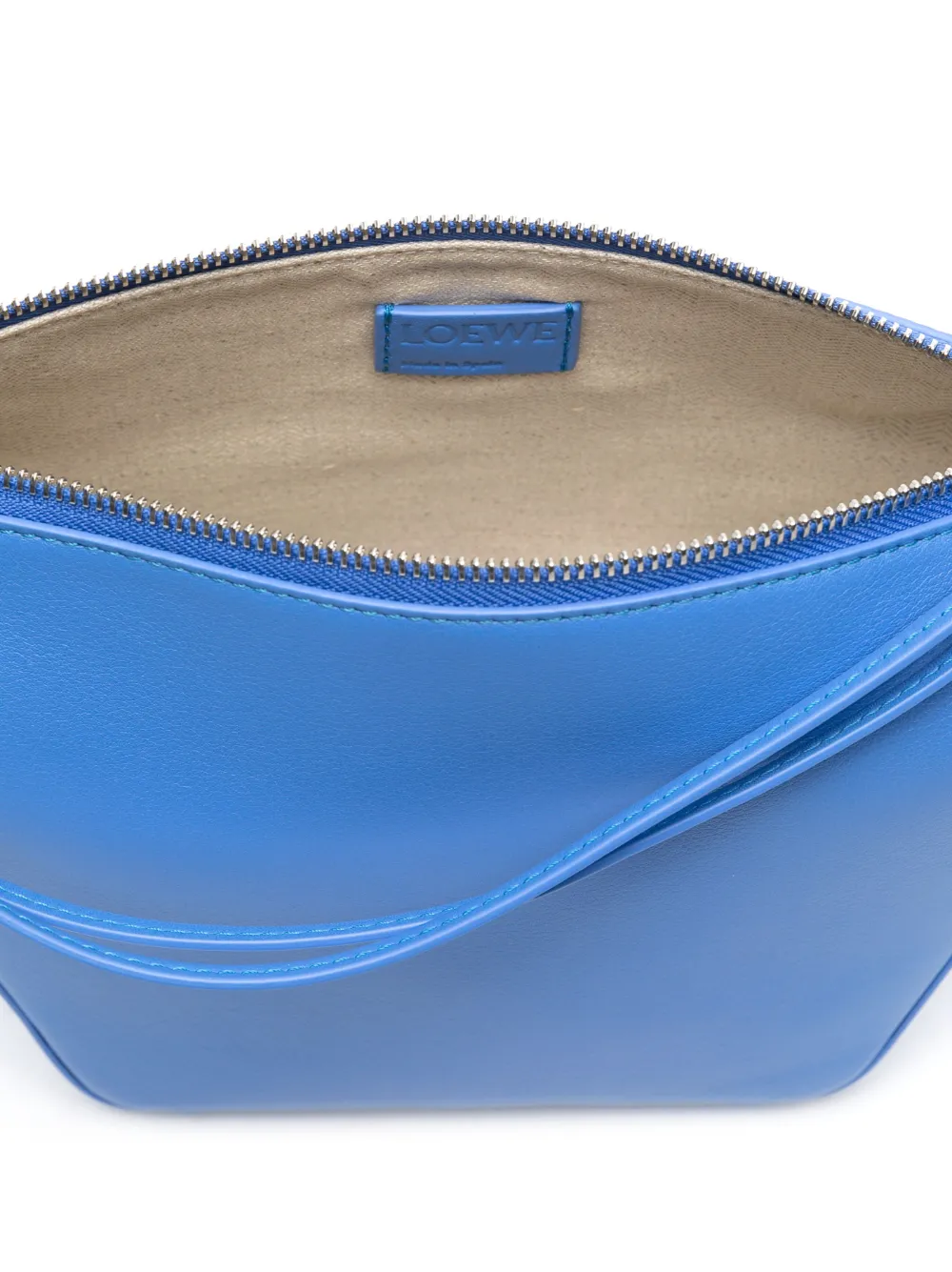LOEWE Hammock leren schoudertas Blauw
