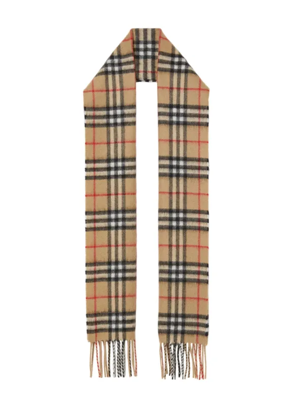 Burberry Kids Check high quality Cashmere Scarf