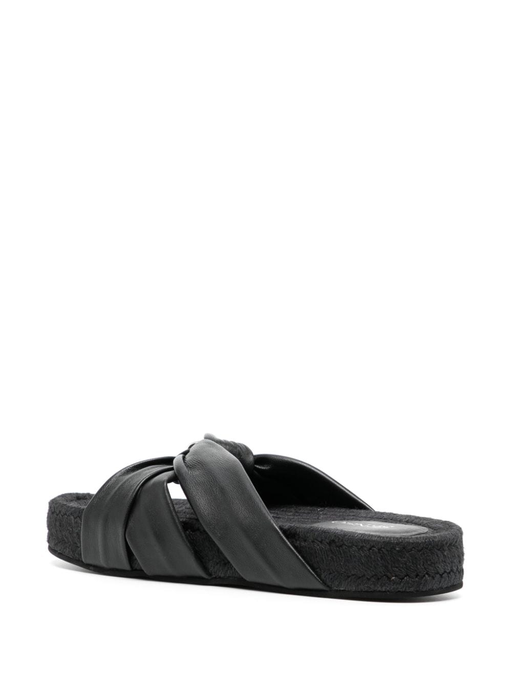Shop Senso Irina Buckle-detail Flat Sandals In Black