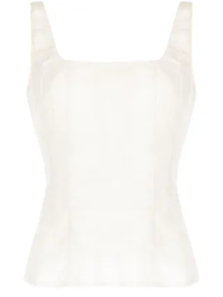 STAUD スクエアネック トップ - Farfetch