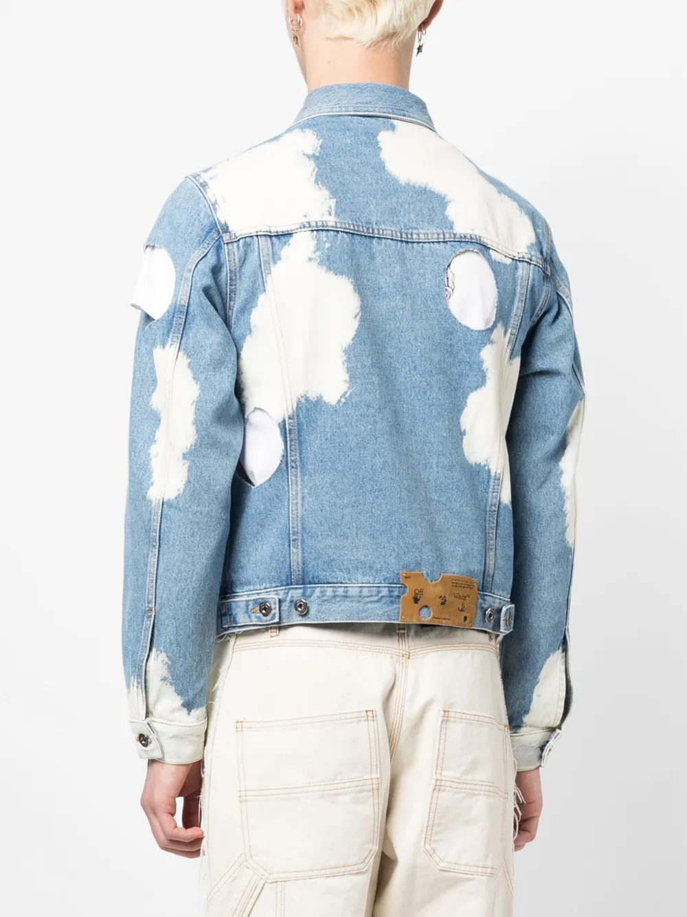 Off-White Denim jack Blauw