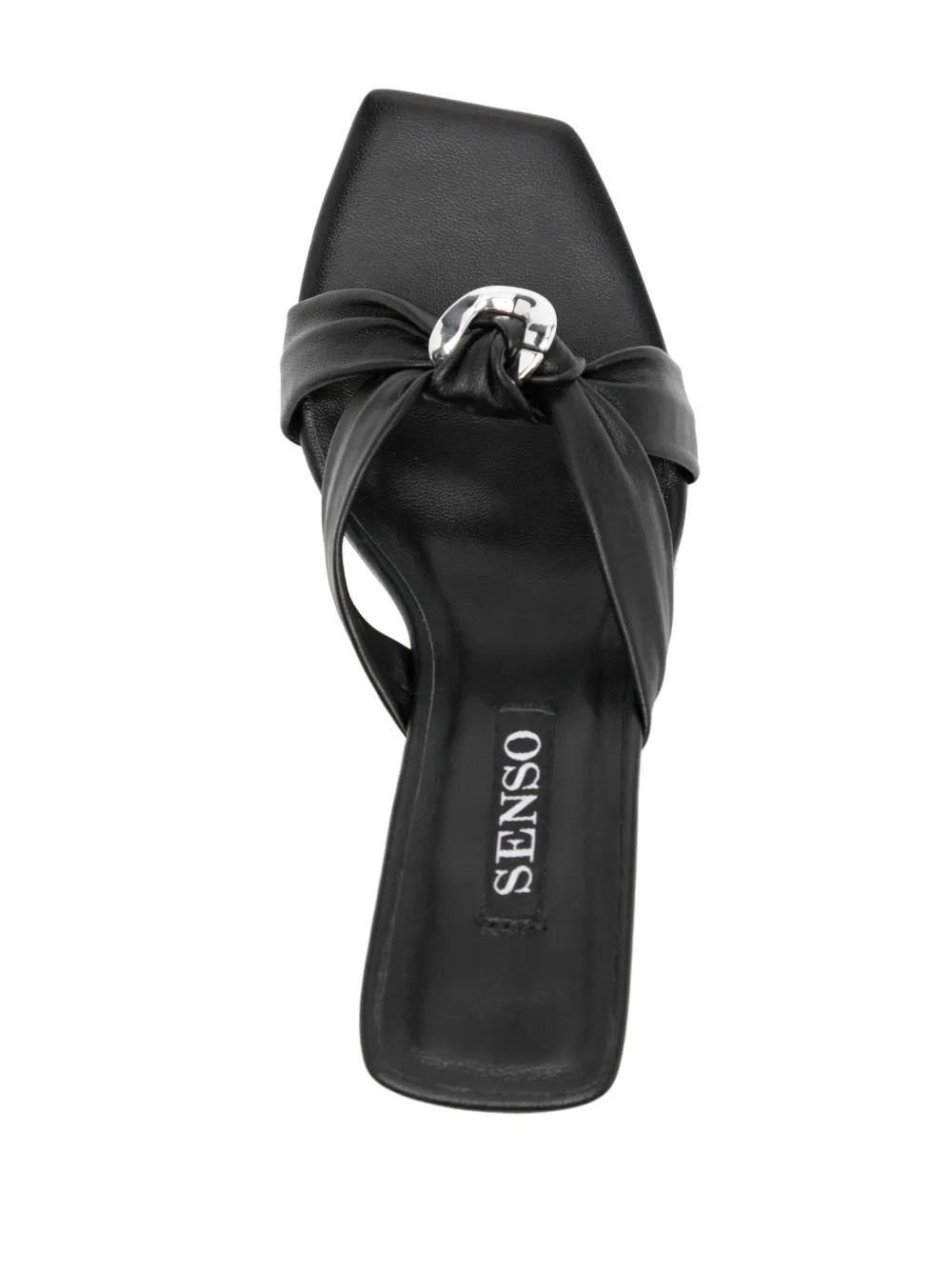 Senso Umbra 90mm Knot-detail Mules In Black
