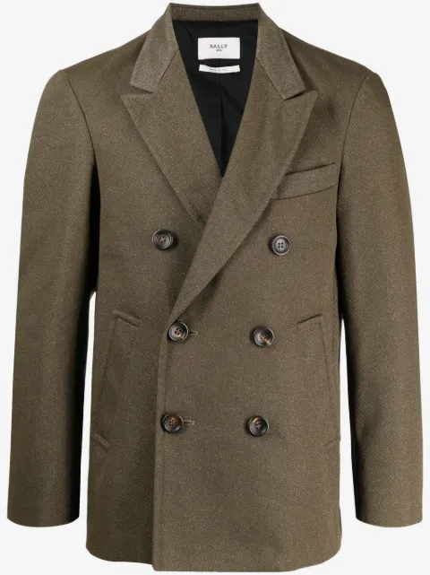 Bally double-breasted cotton blazer