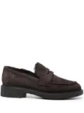 Gianvito Rossi Harris round-toe loafers - Brown