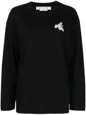 Off white flower discount sweatshirt