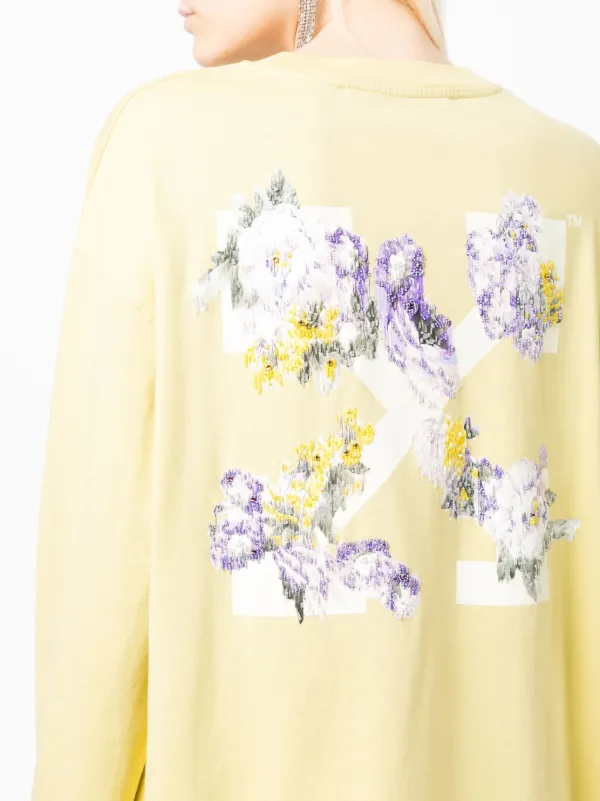 Off-White Flower Arrow スウェットシャツ | イエロー | FARFETCH JP