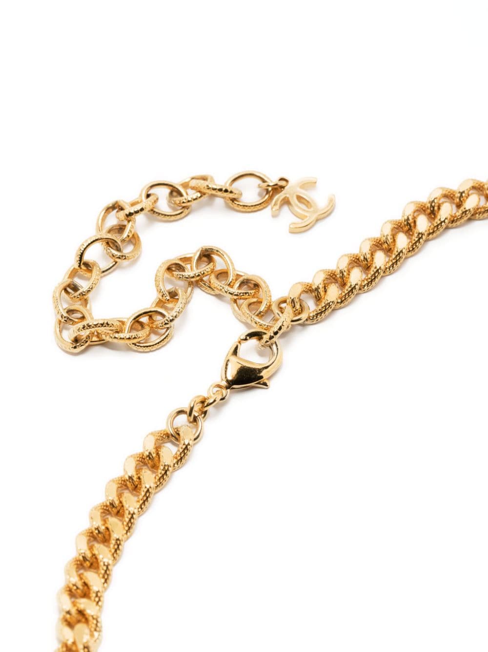 RvceShops Revival, chanel Croisi pre owned cc charm chain necklace item