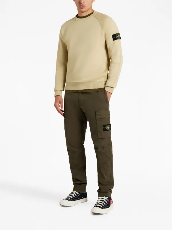 Stone Island コンパスロゴ スウェットシャツ | ニュートラル