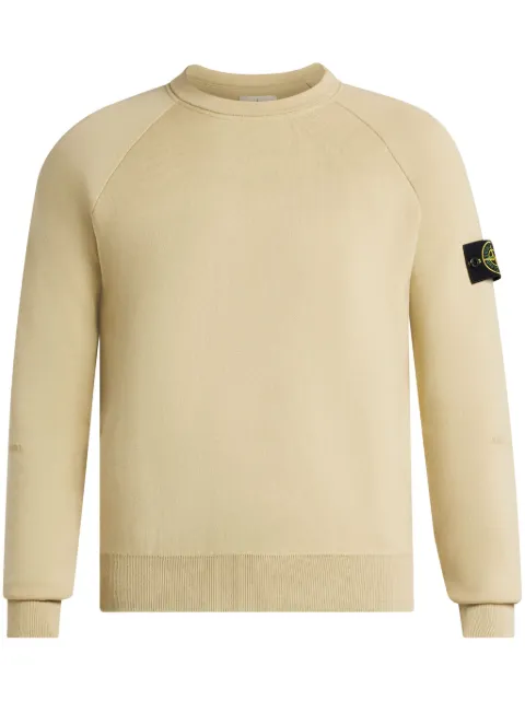 Stone Island sudadera con parche del logo Compass