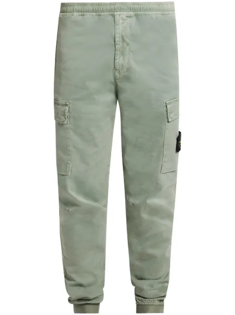 Stone Island Compass logo-patch cargo trousers