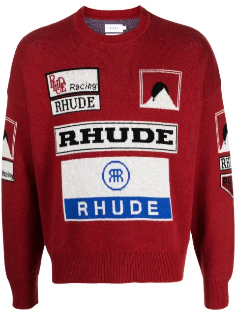 RHUDE suéter tejido Ayrton