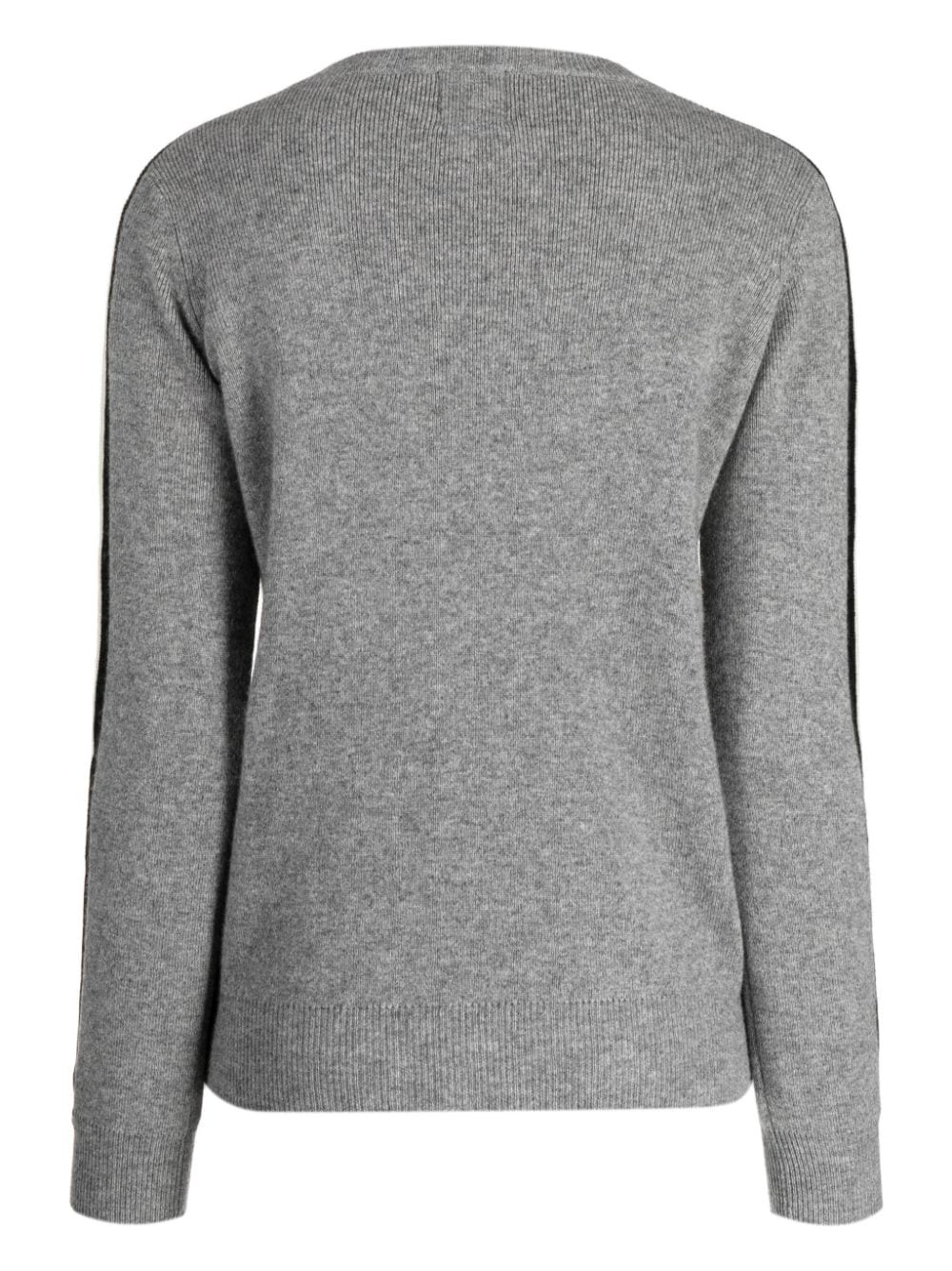 Shop Madeleine Thompson Hewitt Mélange-effect Wool-cashmere Top In Grey