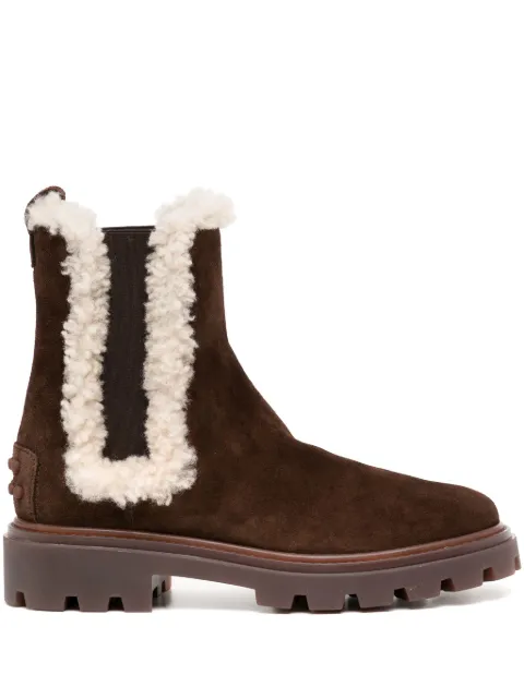 Tod's 皮质低跟短靴