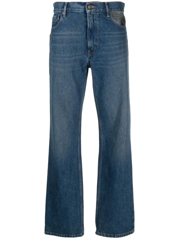 【関税込み】GAUCHERE ブルー カットアウト ジーンズ Gauchère カットアウト ストレートジーンズ | ブルー | FARFETCH JP