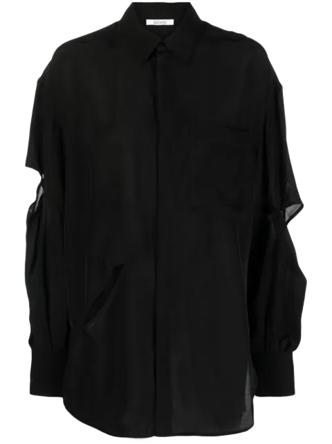 Gauchère camisa con detalles rasgados