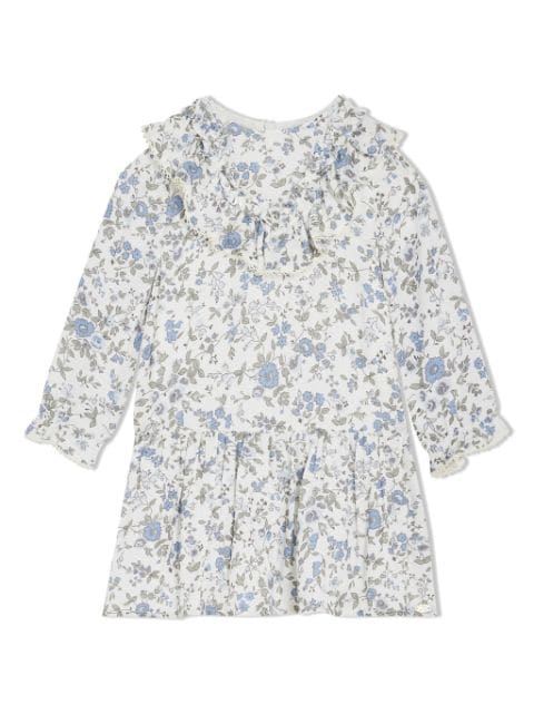 Tartine Et Chocolat floral-print ruffled minidress