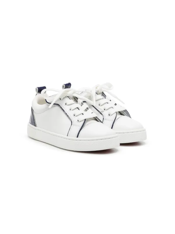 Christian Louboutin Fun Vieira Leather Sneakers White