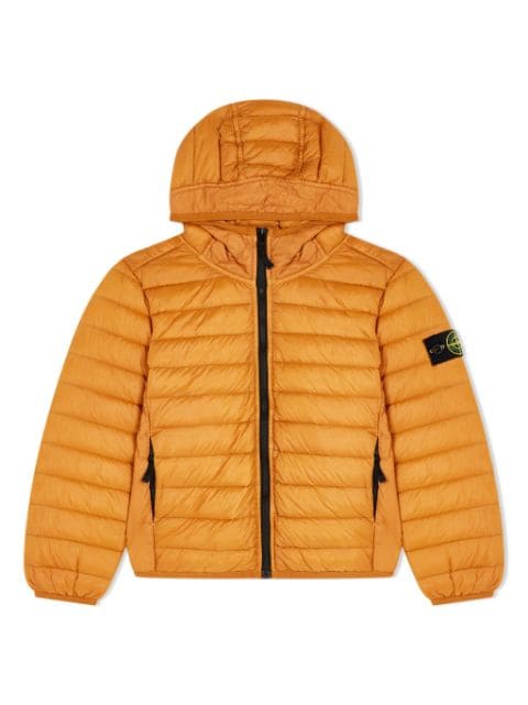 Stone Island Junior Compass-patch padded jacket