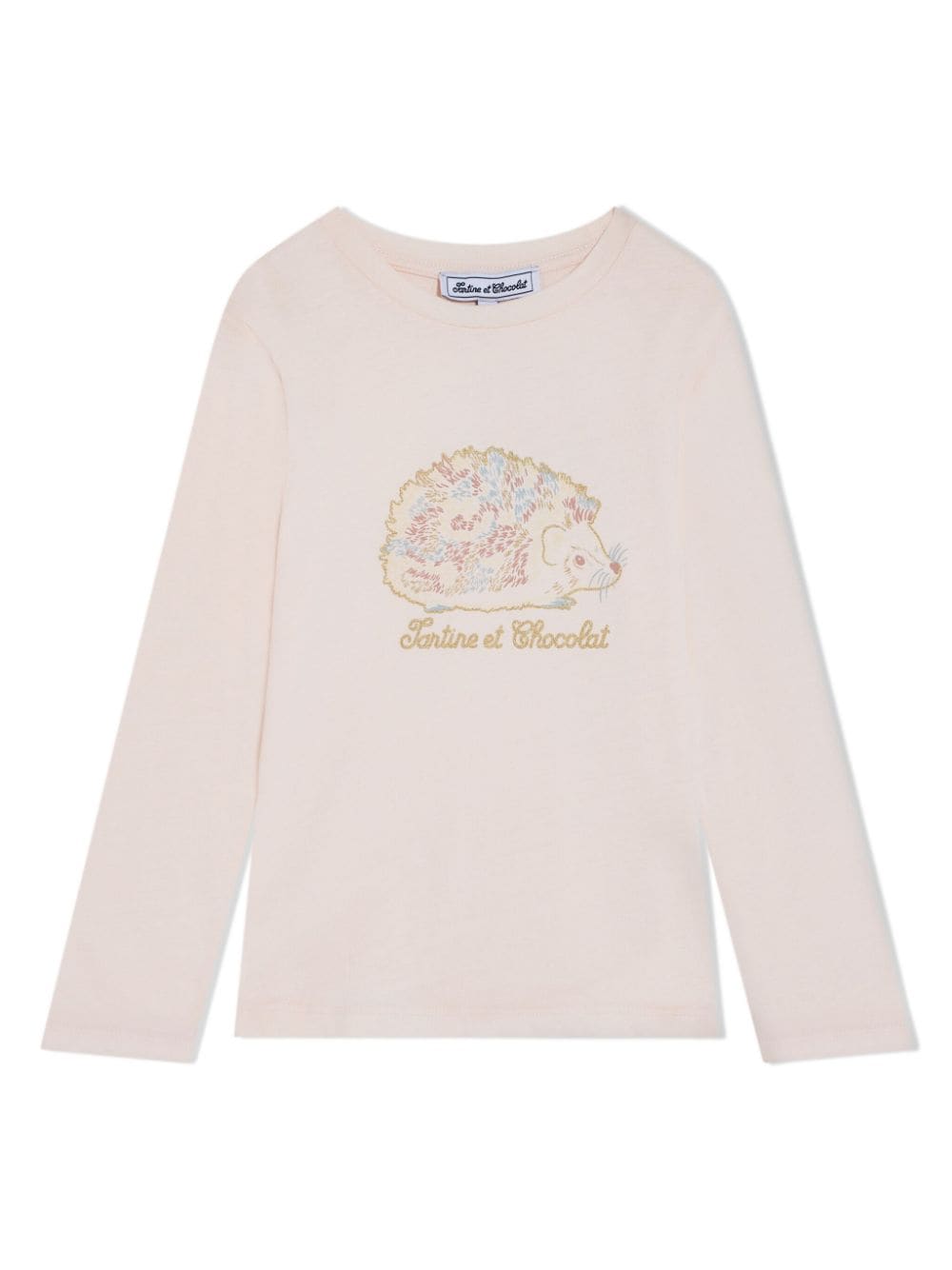 Tartine Et Chocolat Kids' Graphic-print Cotton T-shirt In Pink