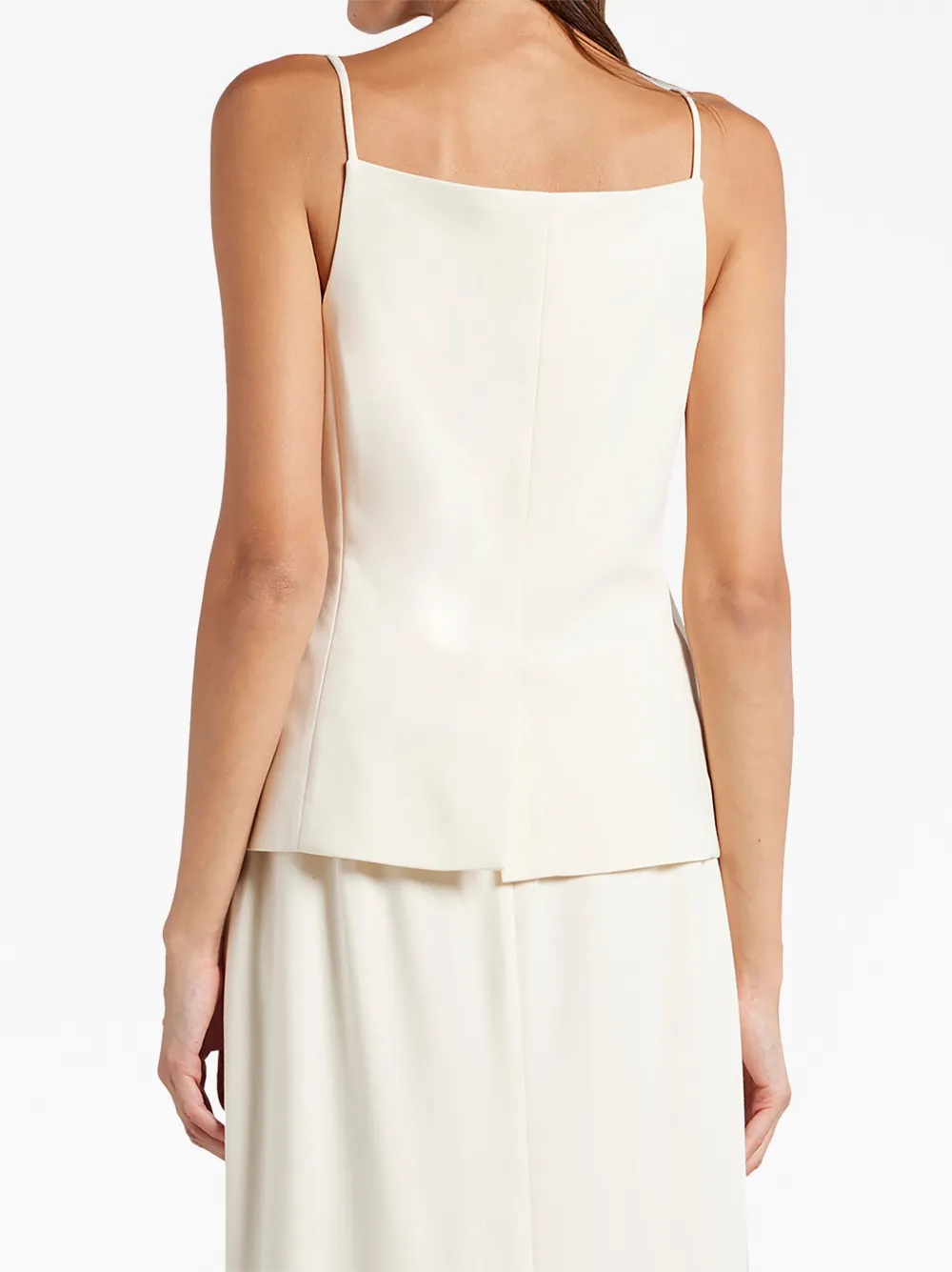 STAUD Top met knopen Beige