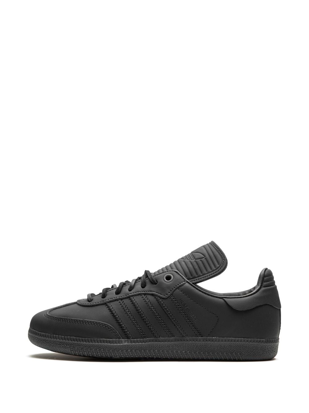 Shop Adidas Originals X Pharrell Humanrace Samba "charcoal" Sneakers In Black