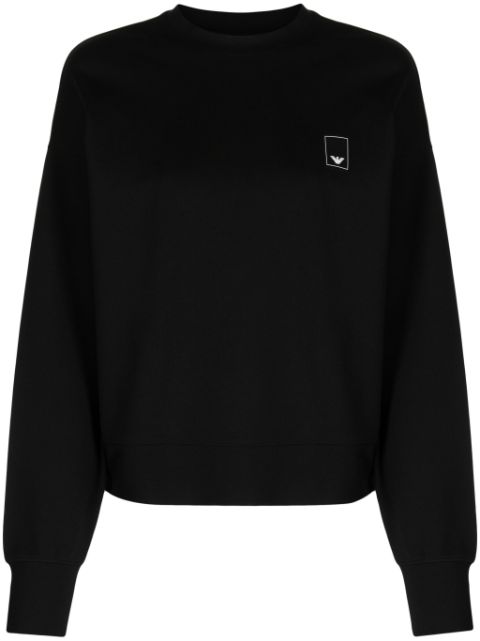 Emporio Armani logo-applique sweatshirt Women