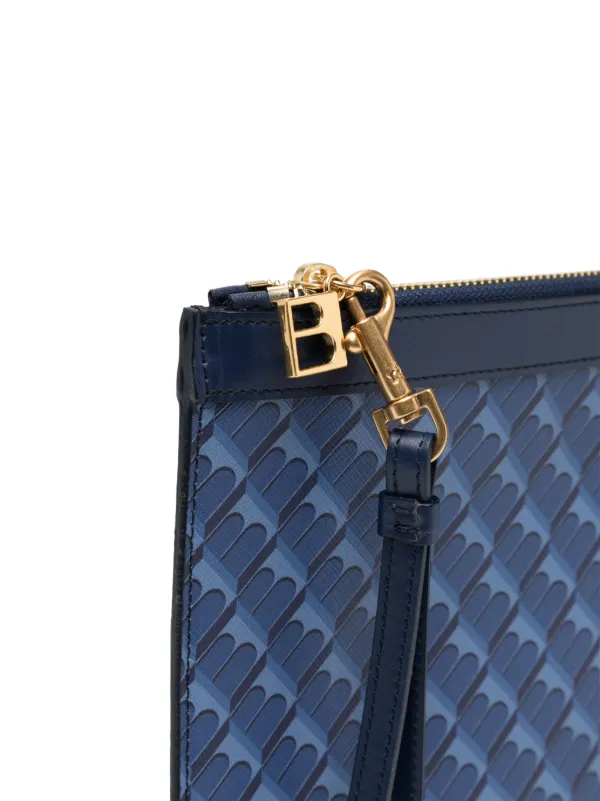 TAMMY BENJAMIN XL Monogram Leather Pouch Farfetch