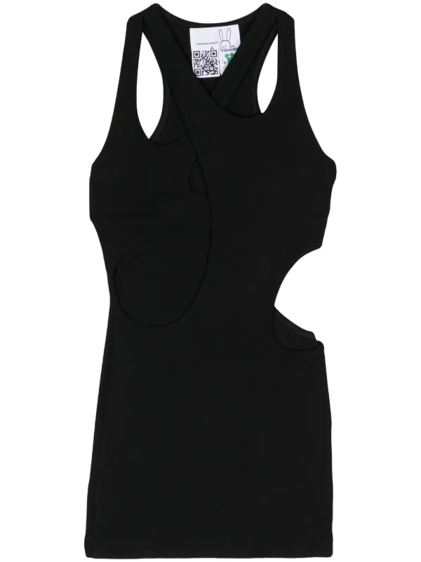 natasha mini dress black LoveShackFancy Women's Natasha Flounce Tiered Dress - White main image 1