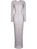 Retrofete Heidi sequin long-sleeve dress - Purple