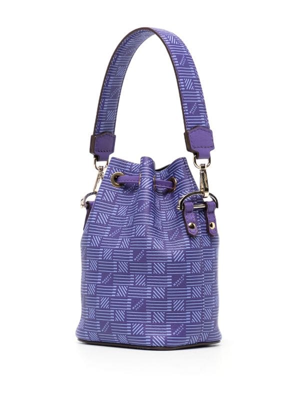 Women's Monogram Print Bucket Bag