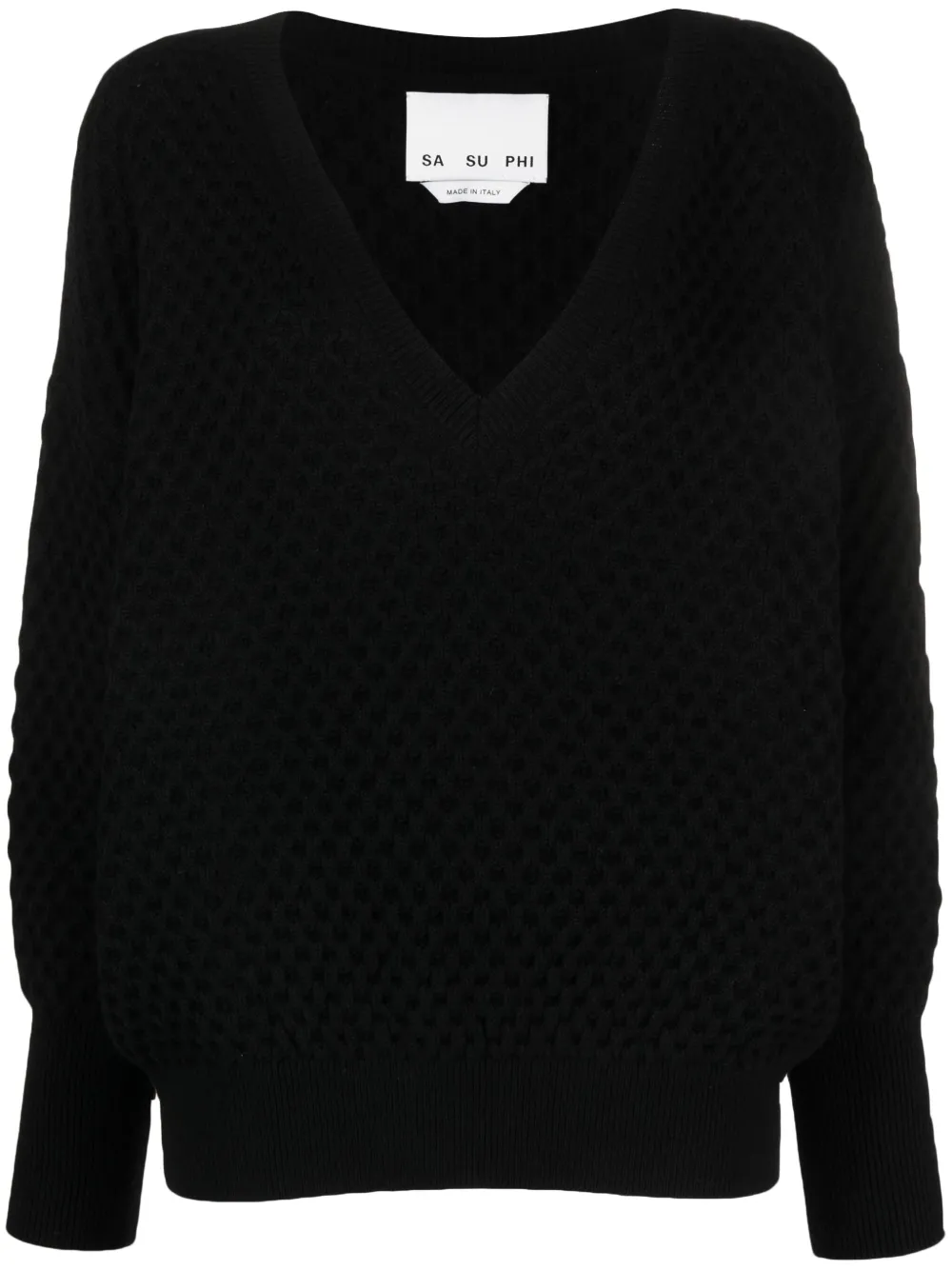 V-neck cashmere jumper