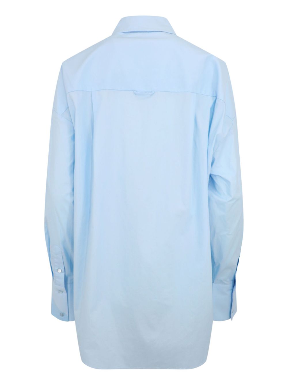 STAUD Katoenen blouse - Blauw