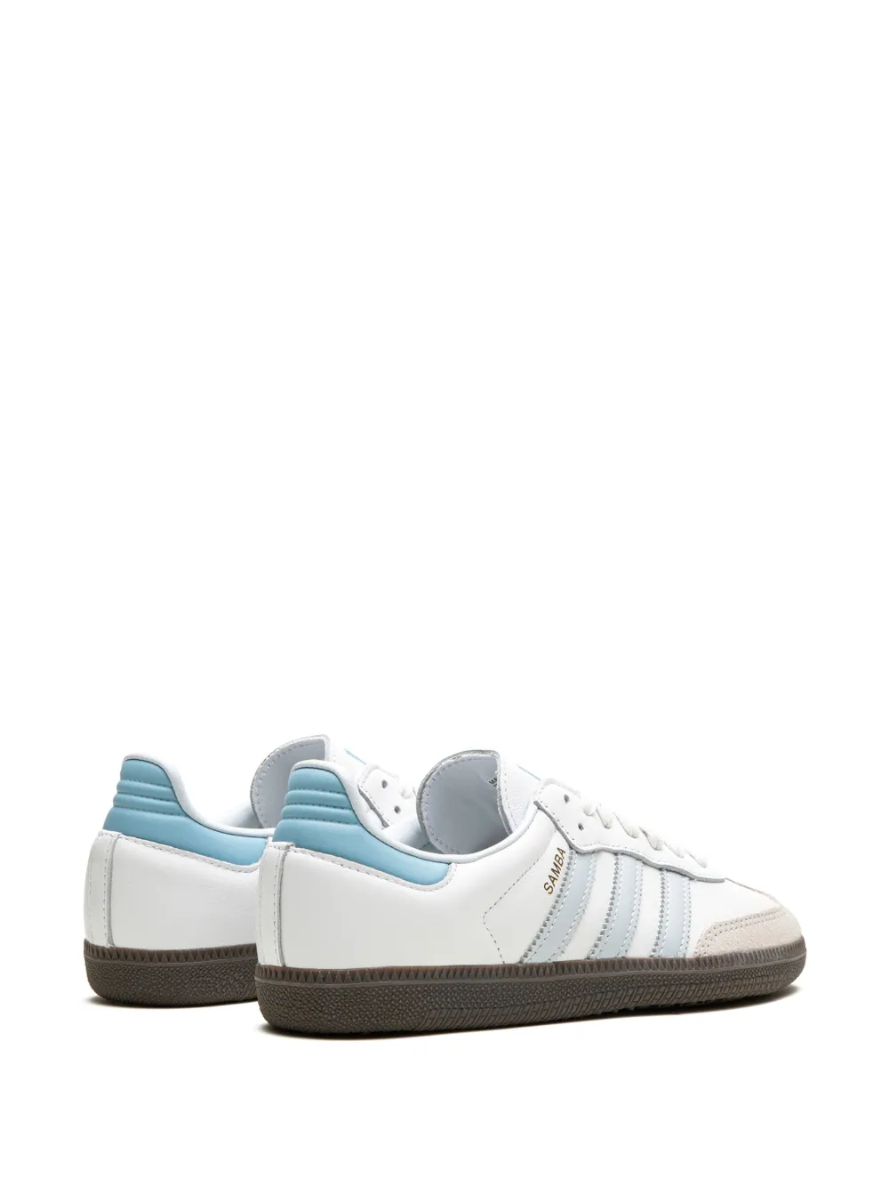 Adidas Originals Samba Og Sneaker In Cwhite/halblu/gum5 | ModeSens