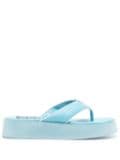 Senso Paxton platform flip flops - Blue