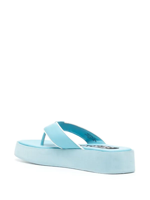 Senso Paxton Platform Flip Flops | Blue | FARFETCH