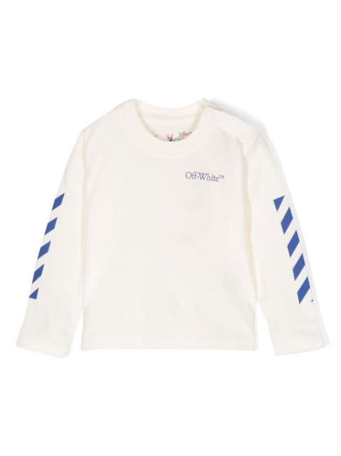 Off-White Kids logo-print cotton T-shirt