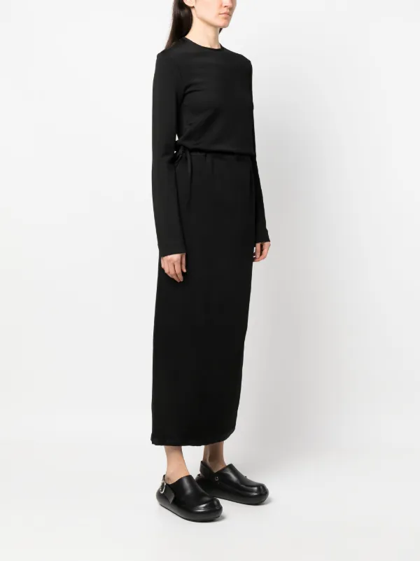 【Jil sander】長袖ウールドレス Jil Sander ロングスリーブ ドレス | ブラック | FARFETCH JP
