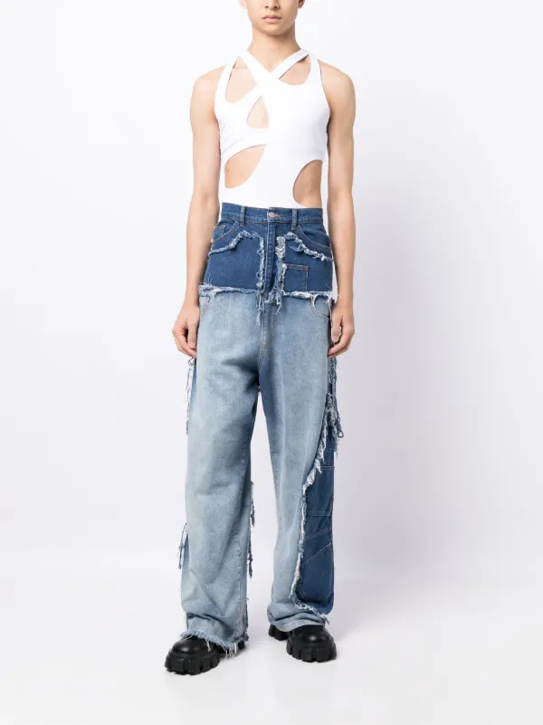 ジーンナッソーズ　Jean パッチワークスカート ニット　インディゴ JEAN NASSAUS ジーンナッソーズ】がなんと50%OFF！！たくさん