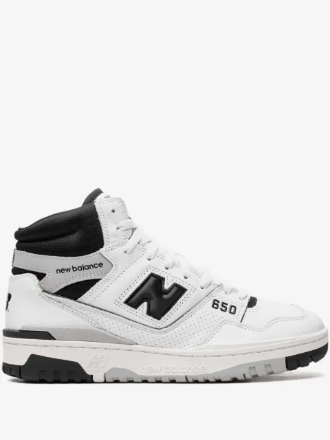 New Balance "tenis altos 650 ""White/Black"""