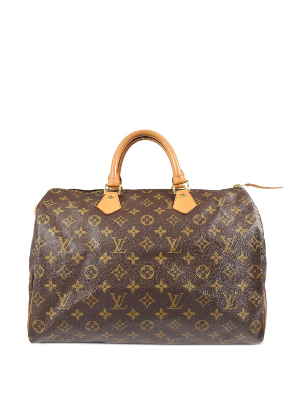 LOUIS VUITTON Monogram Canvas Speedy 35 Satchel Used Bag